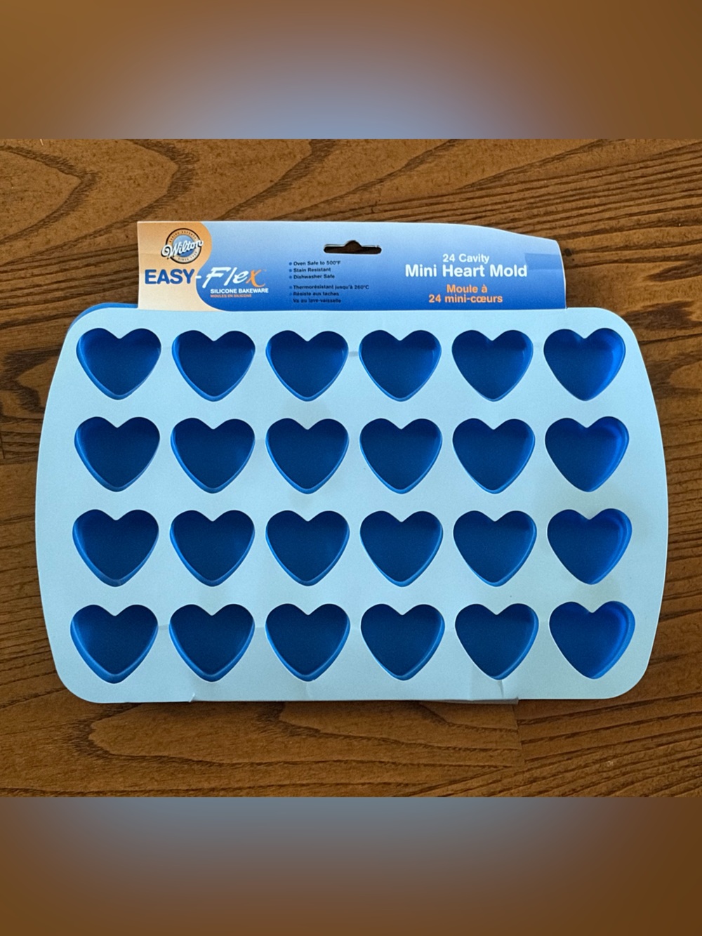 Wilton Easy Flex Silicone Mini Heart Mold